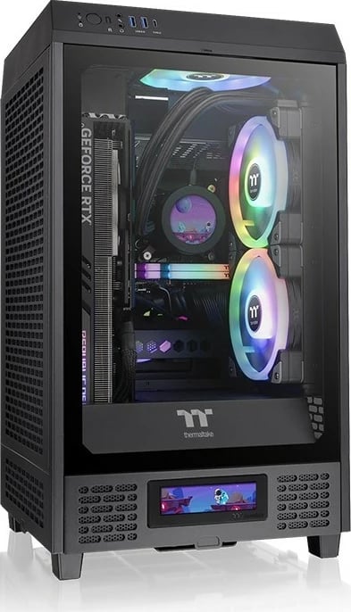 Kasë Thermaltake The Tower 200 mITX, e zezë
