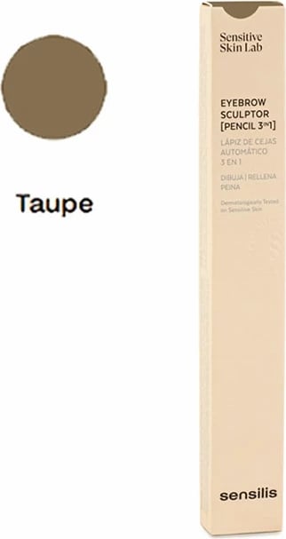 Laps për vetulla SENSILIS Eyebrow Sculptor 3 in 1 #02-Taupe