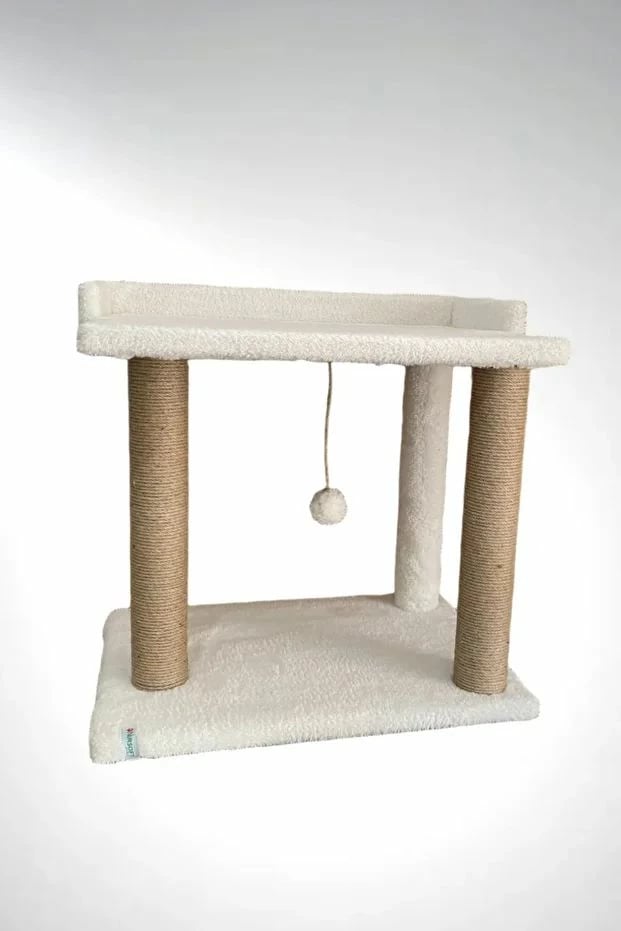 Shtrat për mace Liza, Paws & Whiskers, i bardhë