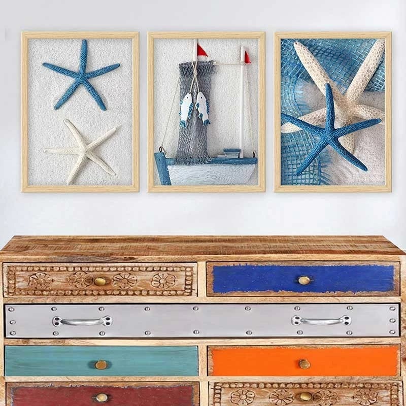 Pikturë dekorative me kornizë (3 copë), Wallity, 3NTC_35445214_3545