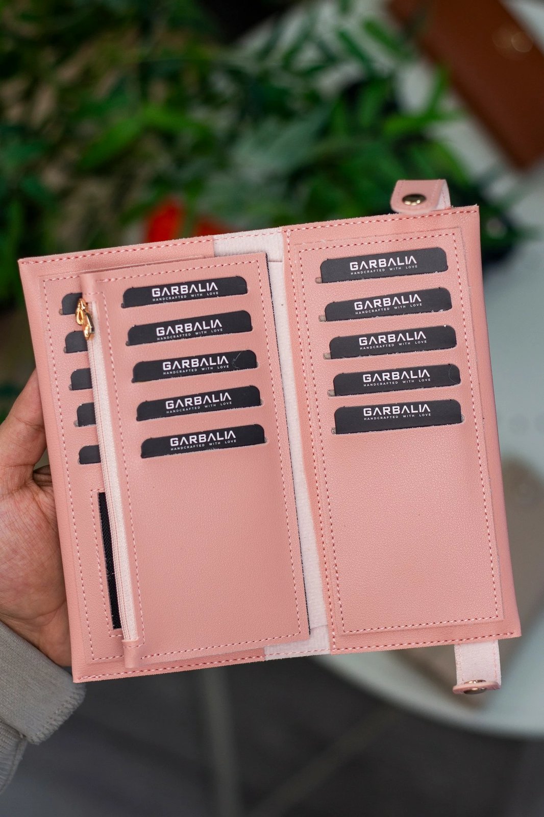 Portofol për gra, Zoozie Bags, ngjyrë pluhur, Tiran