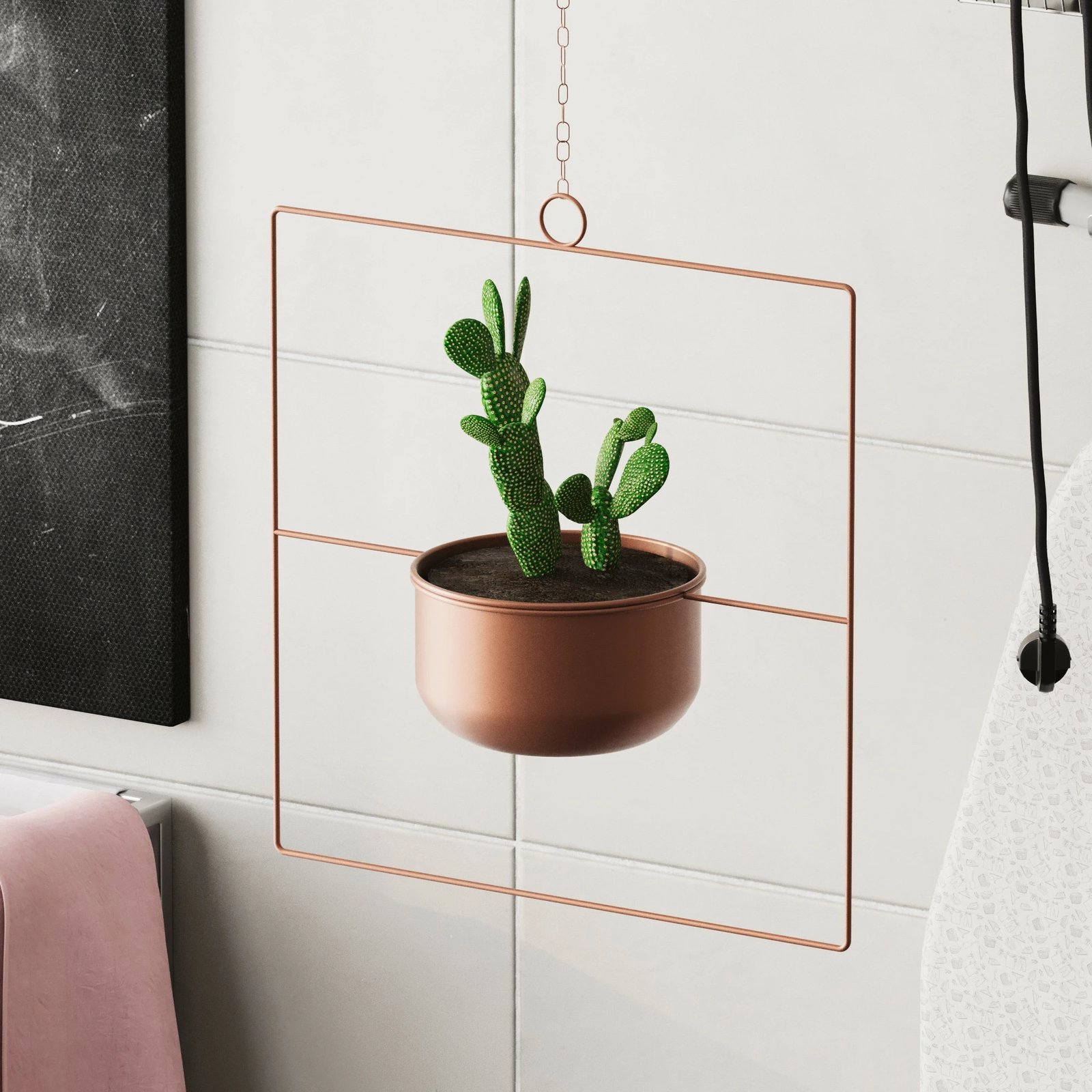 Vazo dekorative varëse, ngjyrë bakri, Aberto Design, Pandantif