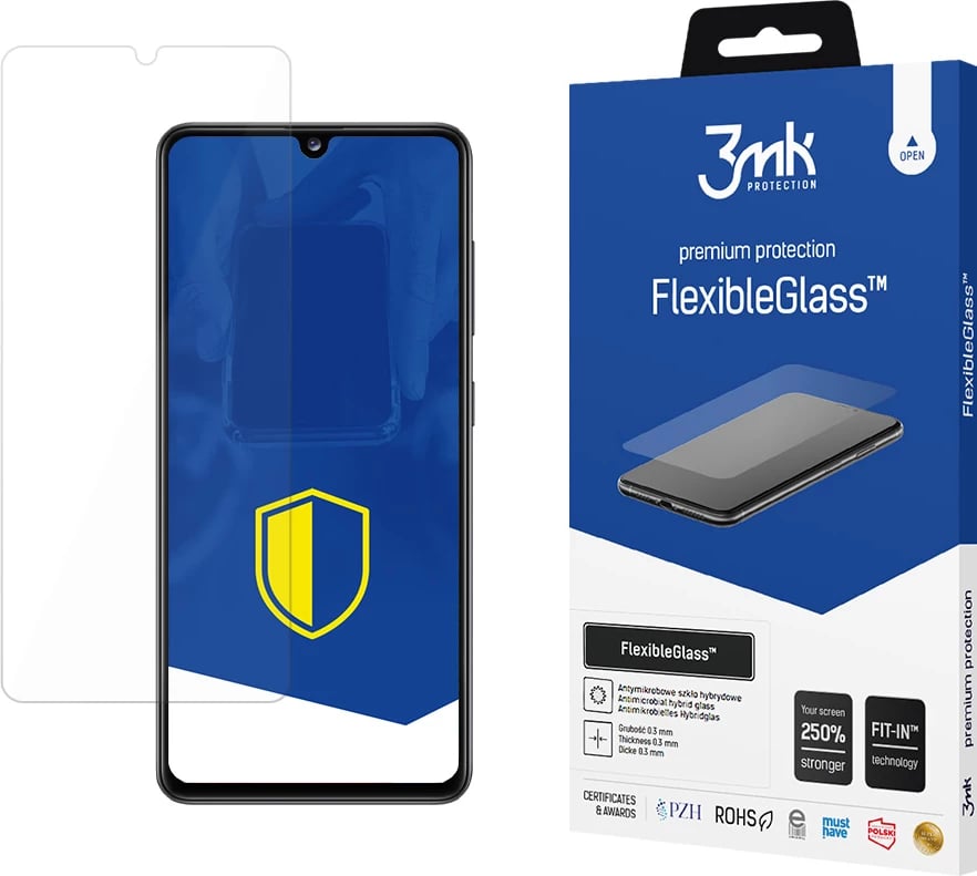 Mbrojtës ekrani 3mk FlexibleGlass për Samsung Galaxy A41, Transparent