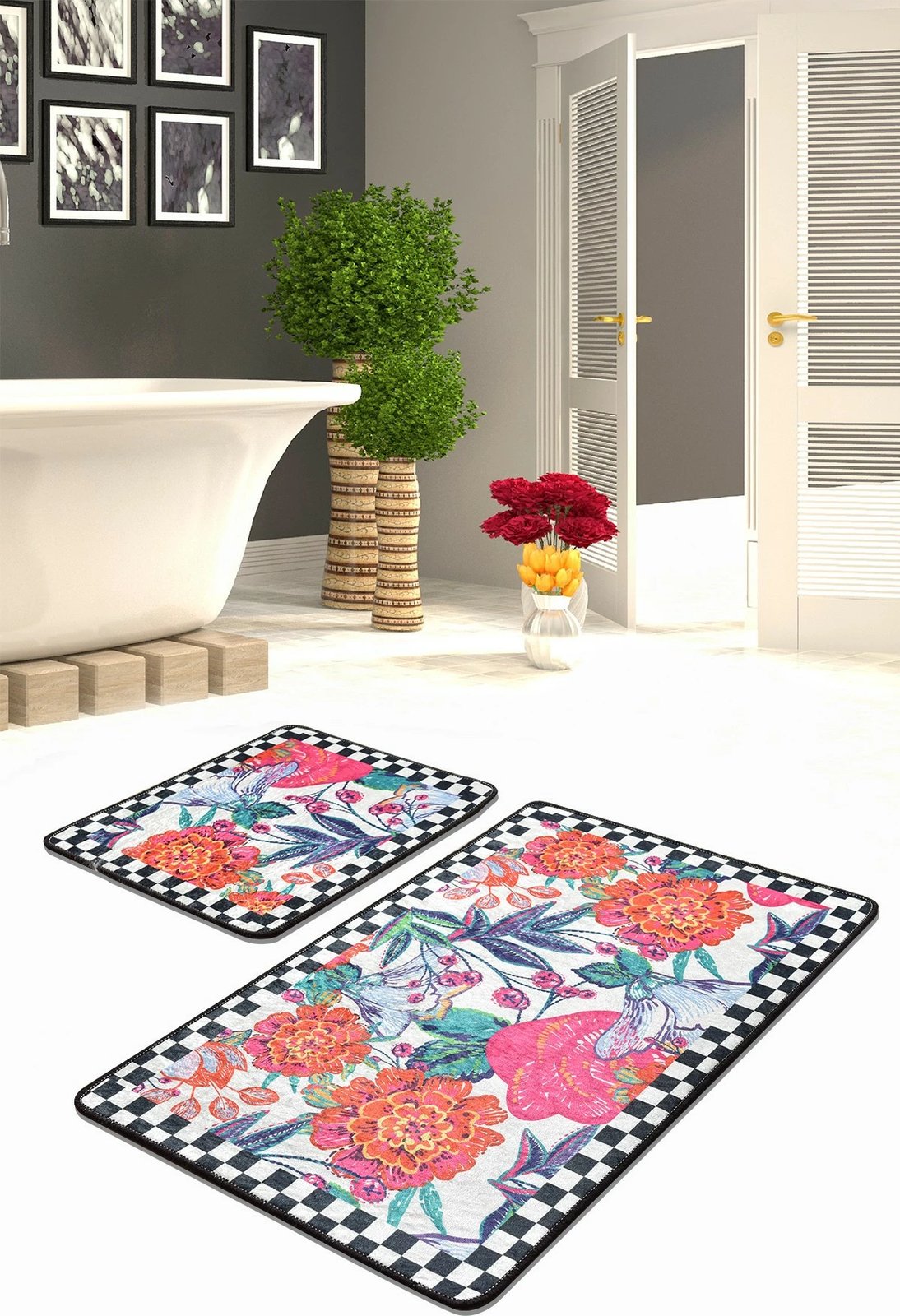 Set tapetash për banjo (2 copë), Mijölnir, Flori