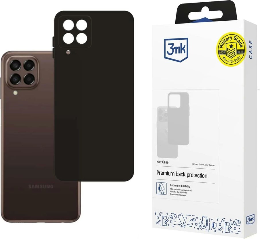 Mbështjellës 3mk Matt Case për Samsung Galaxy M33 5G, i zi