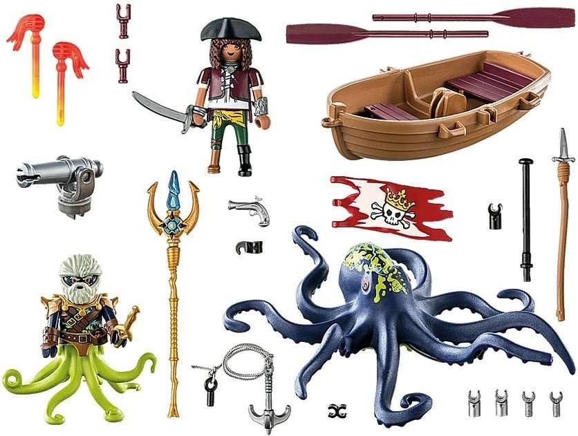 Set figurash Playmobil Pirates 71419, 44 pjesë