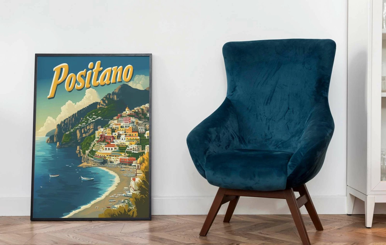 Pikturë dekorative me kornizë MDF, shumëngjyrëshe, Wallity, 30x40cm