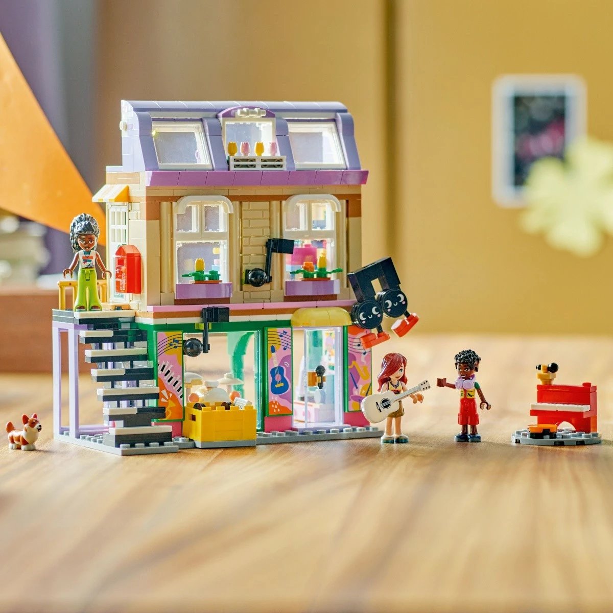 Set LEGO Friends Music Shop & Apartment 42653, 483 pjesë, për fëmijë, shumëngjyrësh