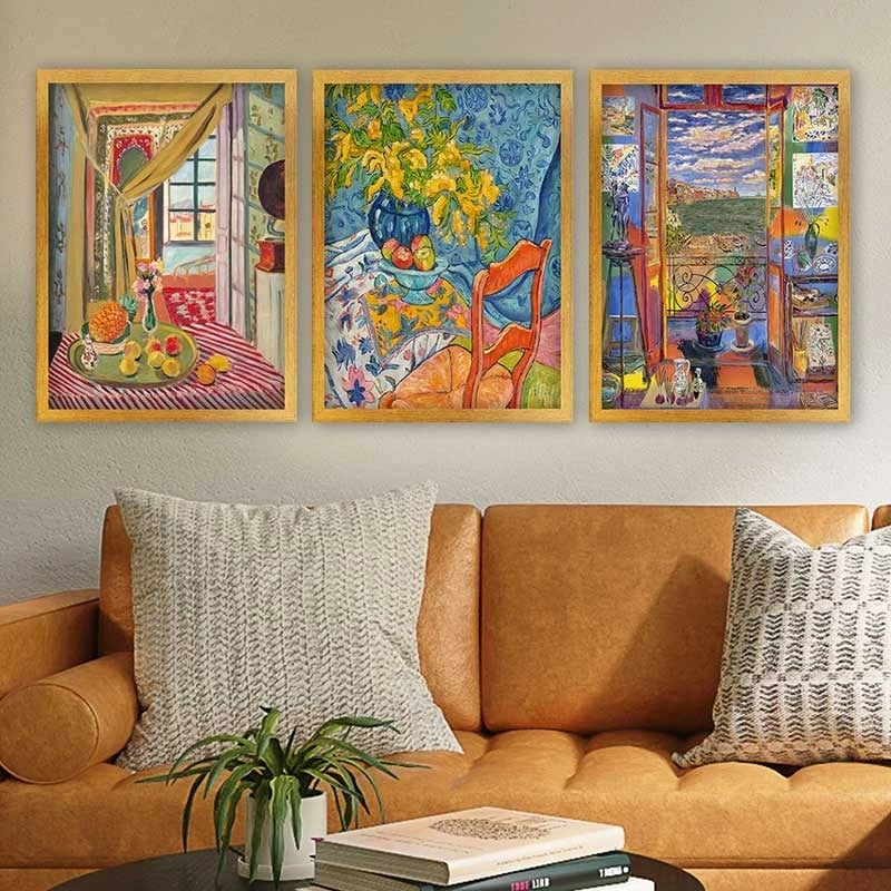 Pikturë dekorative me kornizë (3 copë), Wallity, 3AC_UN1535378_3545