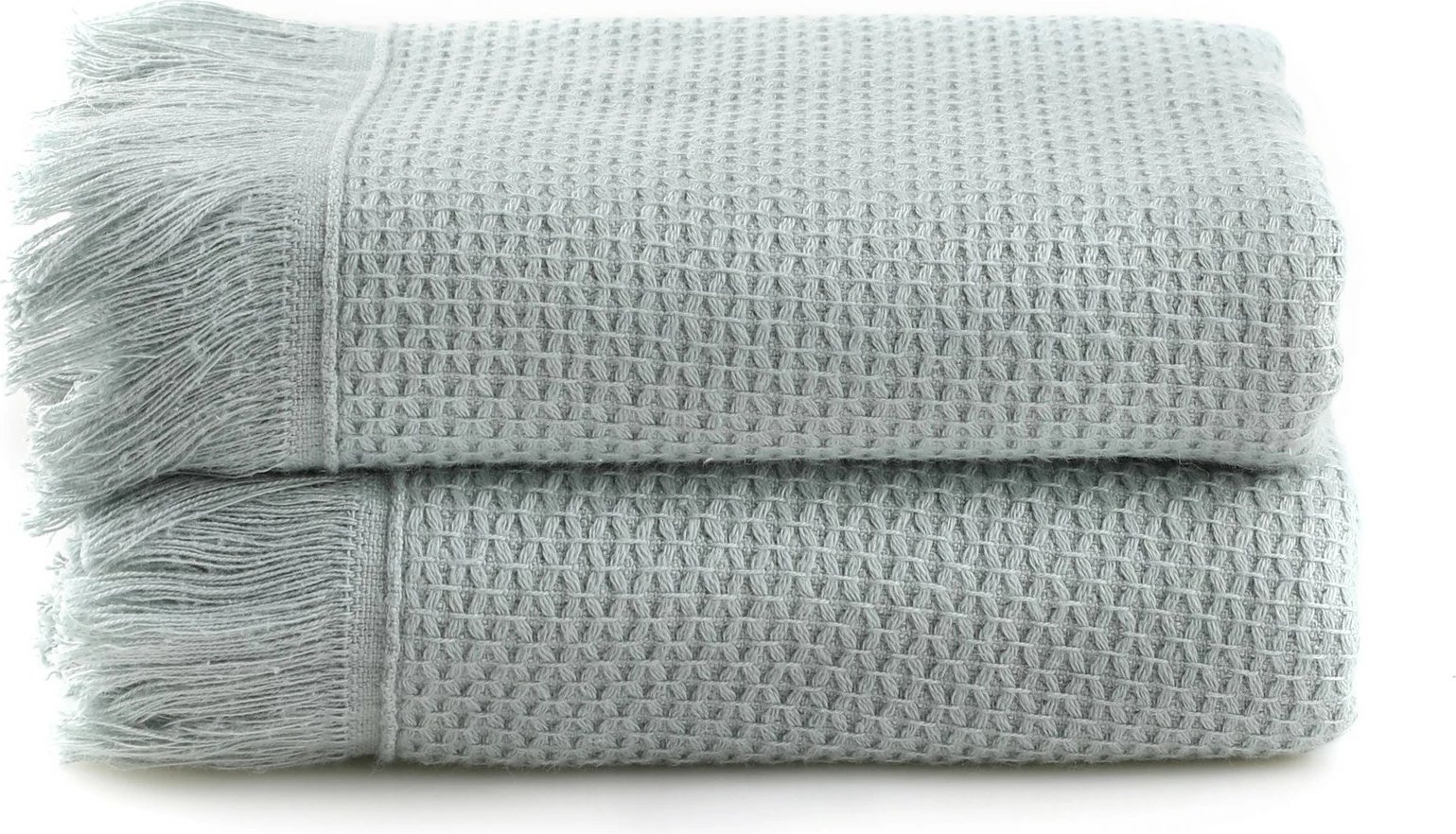 Set peshqirësh për larje (2 copë), Mijölnir, Mia, ngjyrë jeshile e ujit