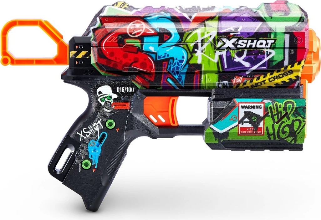 Blaster lodër ZURU X-Shot Skins Flux, 8 shigjeta, shumëngjyrësh Blaster lodër ZURU X-Shot Skins Flux, 8 shigjeta, shumëngjyrësh