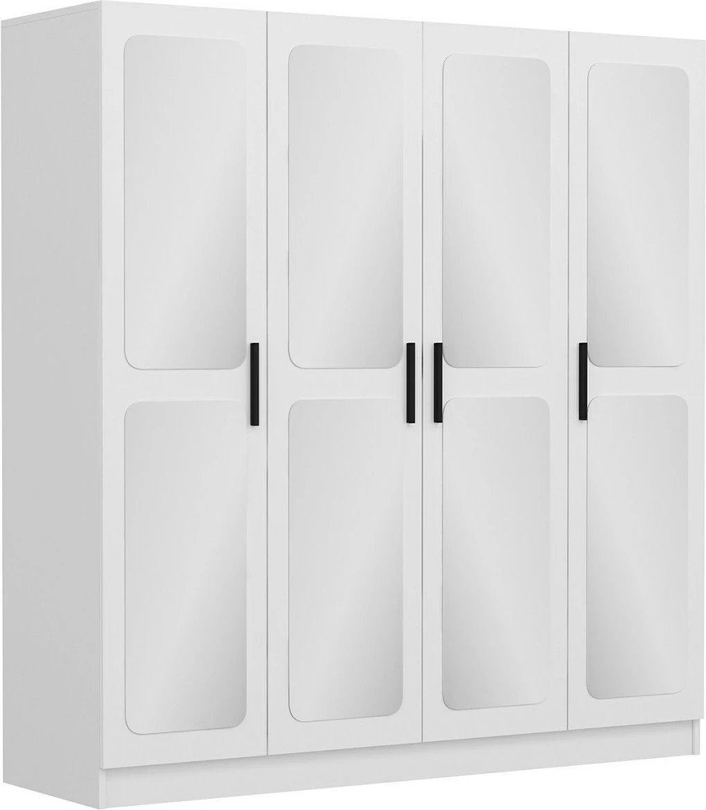 Dollap për rroba, ngjyrë e bardhë, Skye Decor, 2437