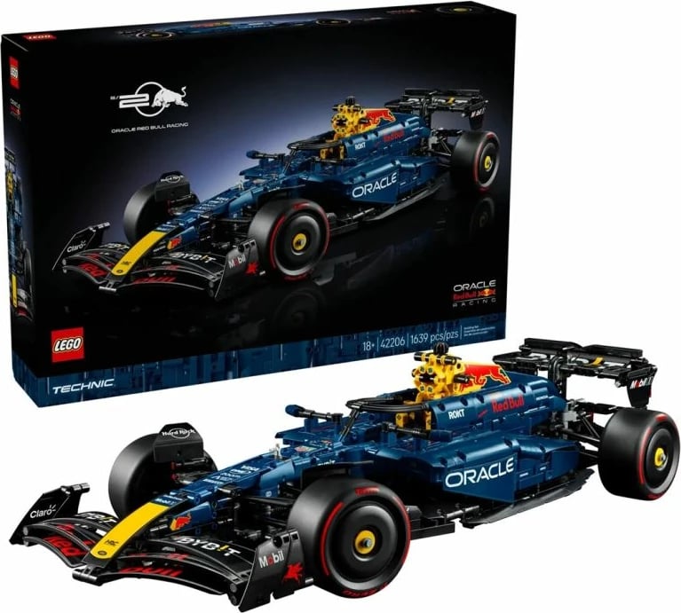 Set LEGO Technic Oracle Red Bull Racing RB20 F1, kuq