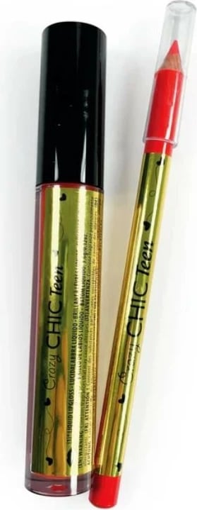 Set make-up për buzë Crazy CHIC Teen Clementoni, Lip Gloss & Lip Liner Party Quin