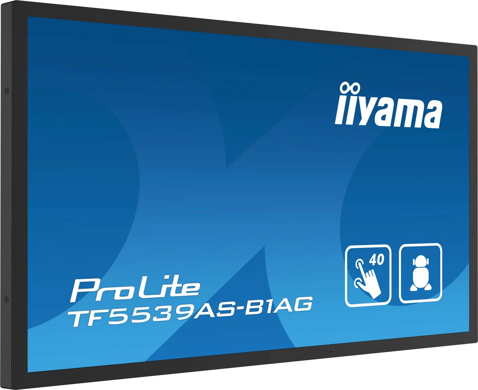 Ekran interaktiv iiyama TF5539AS-B1AG, 54.6", 4K, LED