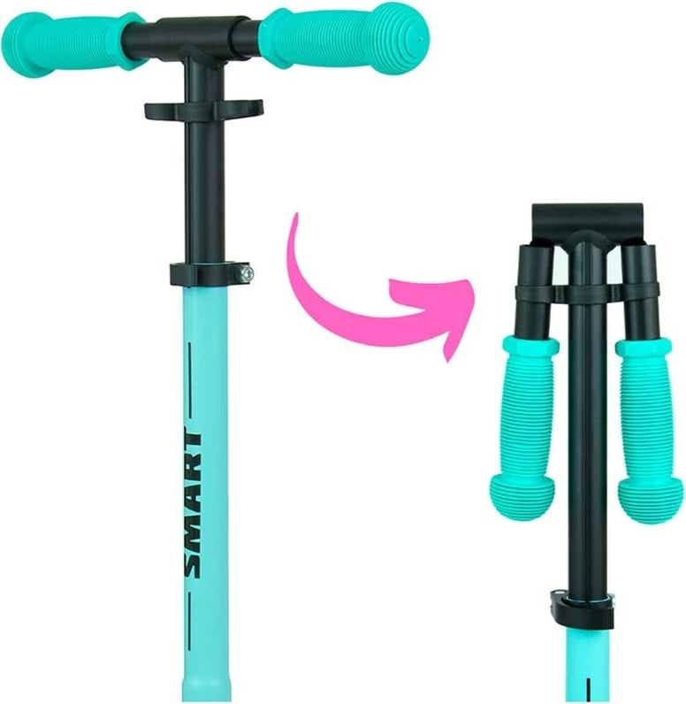 Trotinet, Milly Mally Smart, rrota PU 145/120 mm, palosje e shpejtë, ngarkesë max 100 kg, i kuq