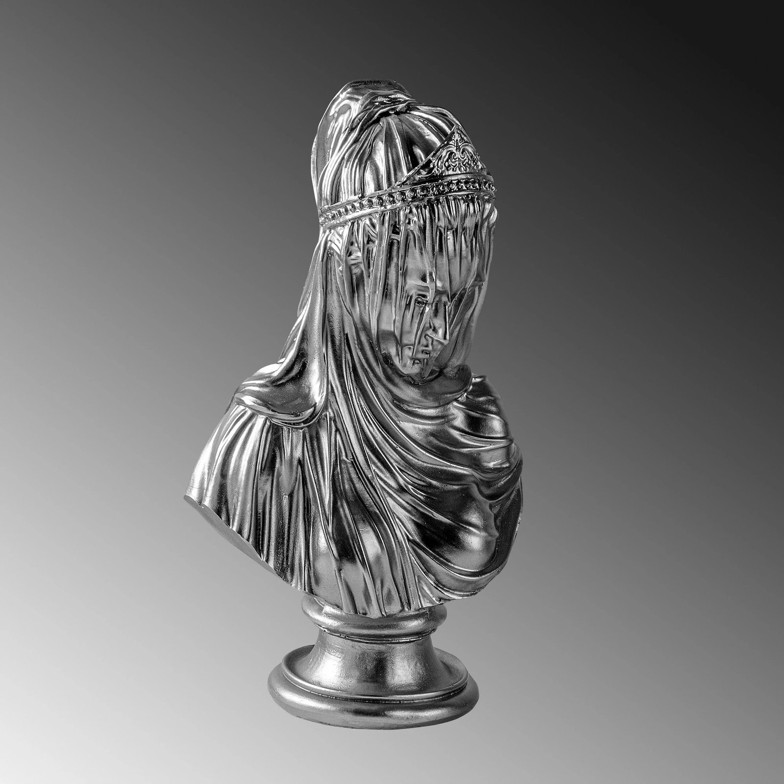 Objekt dekorativ Aberto Design, Yak-038-B, ngjyrë argjendi Objekt dekorativ Aberto Design, Yak-038-B, ngjyrë argjendi