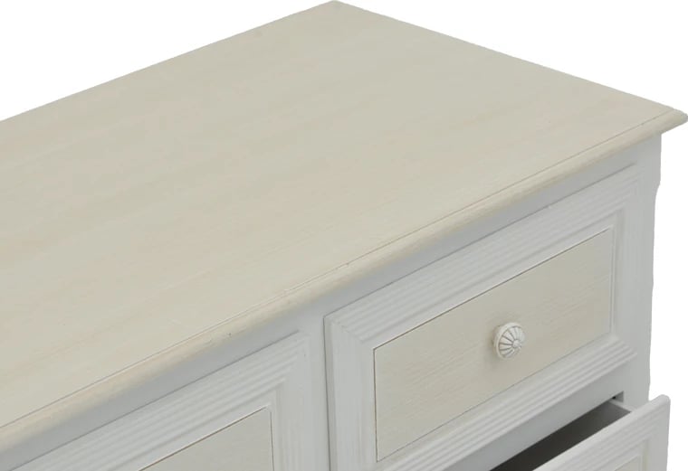 Komodinë me sirtarë Joliene, ngjyrë natyrale-antike, MDF, 80x40x80cm