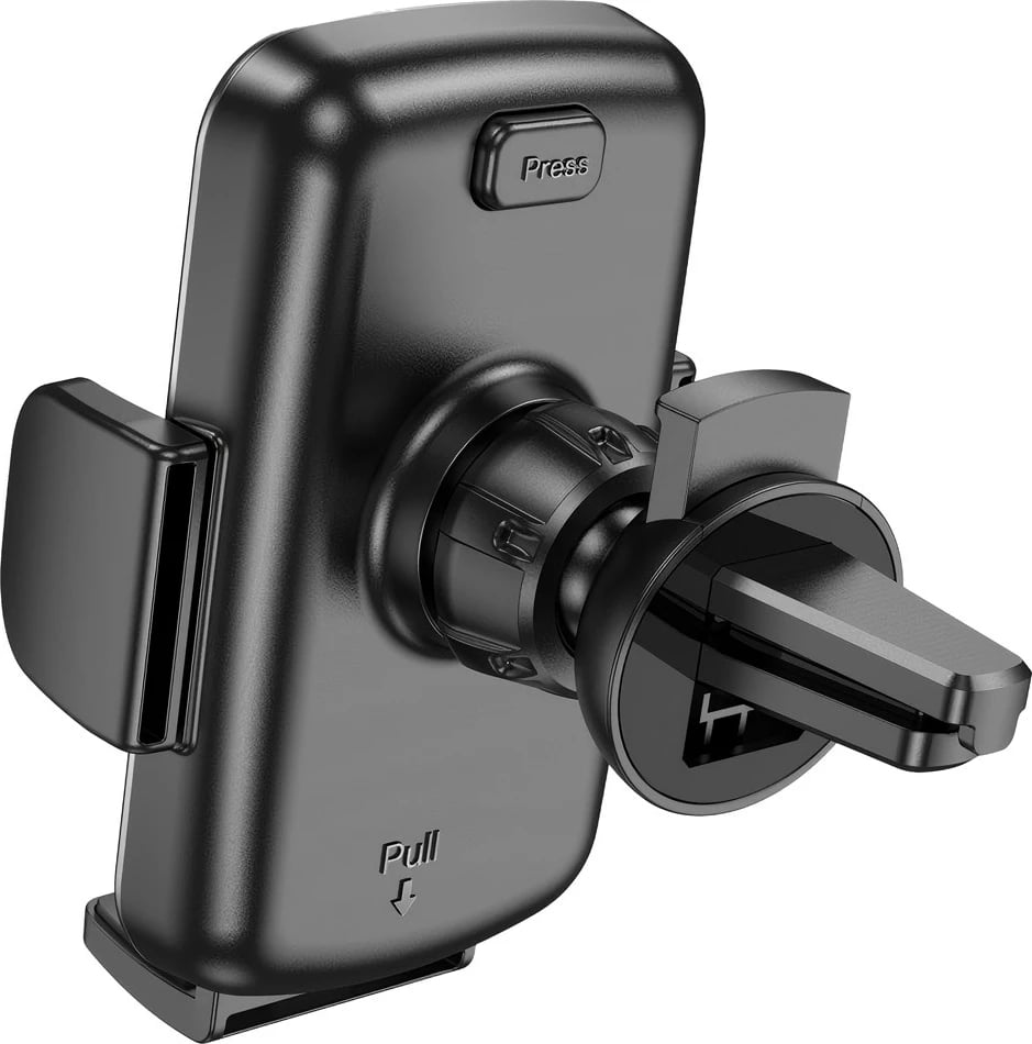 Mbajtës telefoni për veturë SAVIO CH-05, për ventilator, i zi