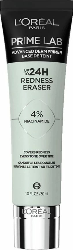 Primer L'Oreal 24H Redness Eraser + 4% Niacinamide, 30 ml