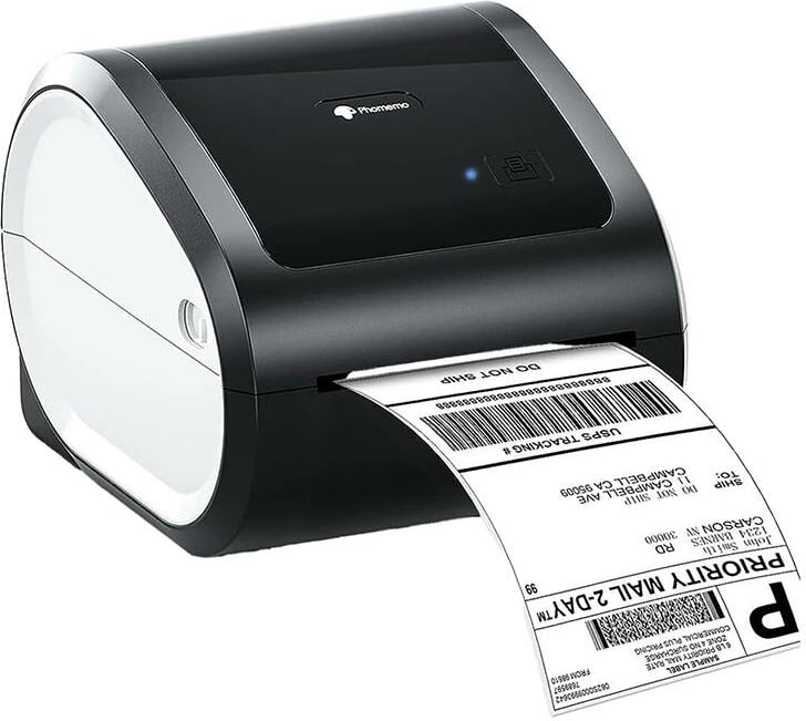Printer etiketa Phomemo D520, termik, portativ, Bluetooth/USB, zi-bardhë