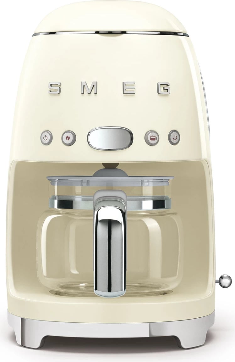 Aparat për kafe Smeg 50' Style DCF02CREU, 1050W, 1m, bezhë