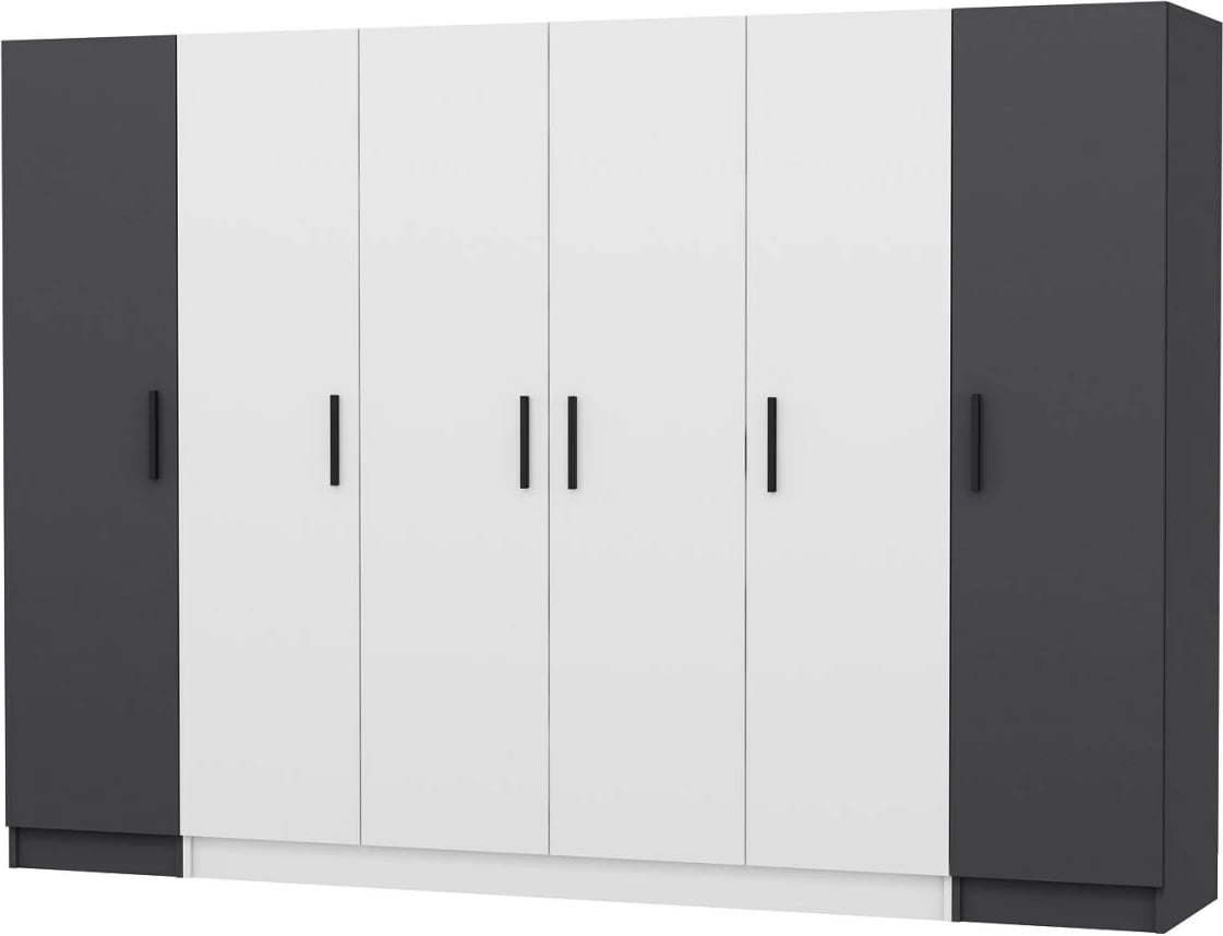 Dollap për dhomë gjumi, Skye Decor, i bardhë, Kale - 3080