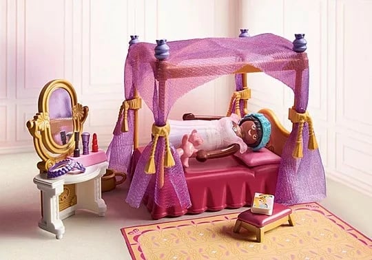 Set lodrash Playmobil Princess Magic 71847, dhomë princeshe me dollap, 57 pjesë