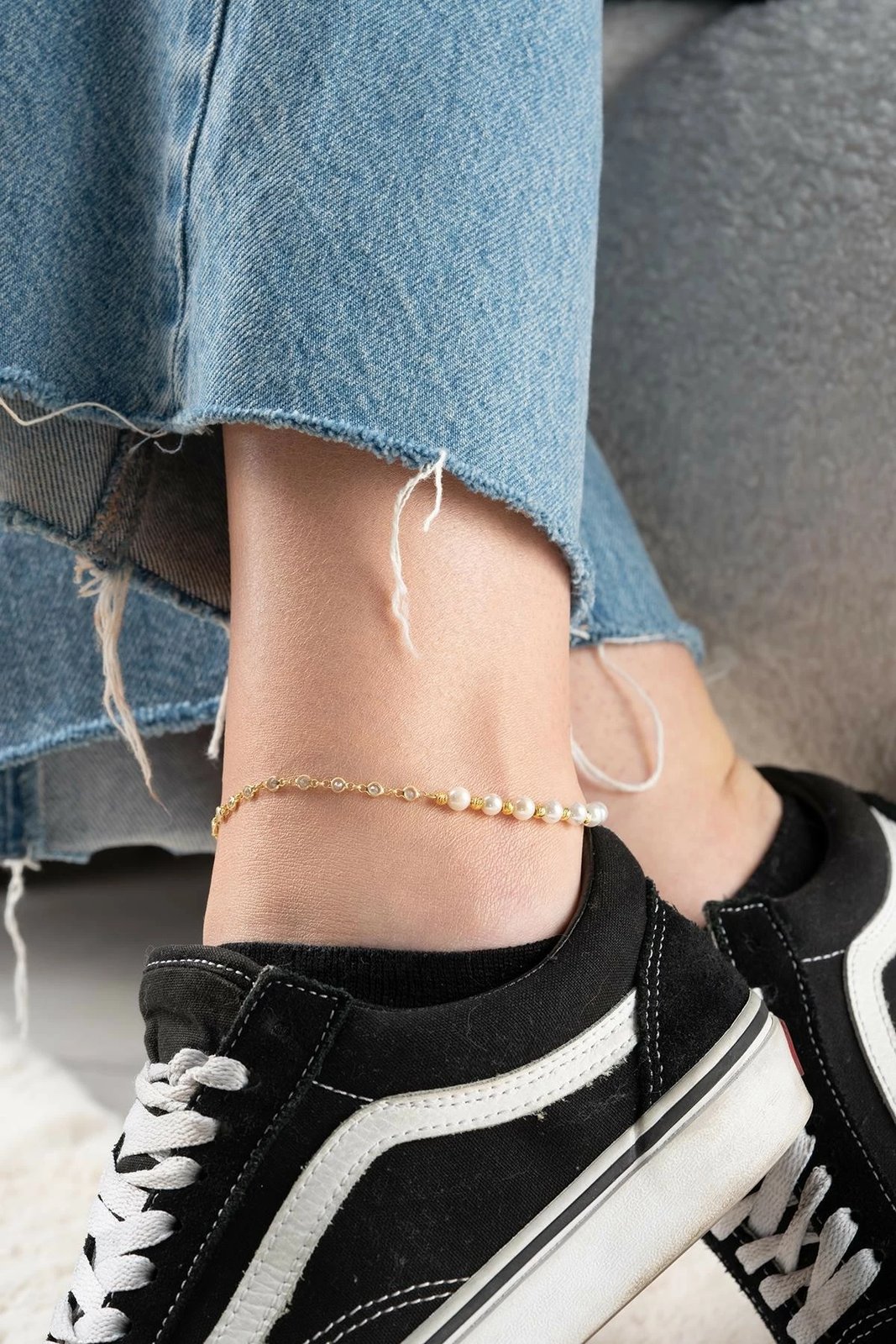 Byzylyk kyç për këmbë, argjend i veshur me ar, Jumeon, NRZ999695