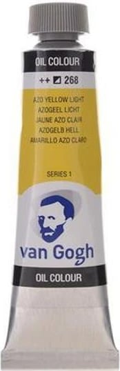 Ngjyrë vaji Talens van Gogh 60ml, Azo Yellow Light