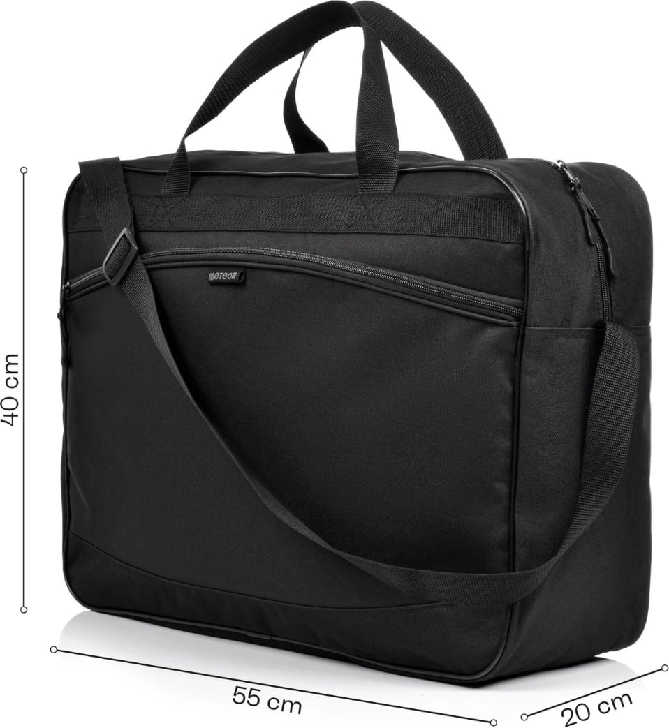 Çantë sportive Meteor unisex, e zezë Çantë sportive Meteor unisex, e zezë