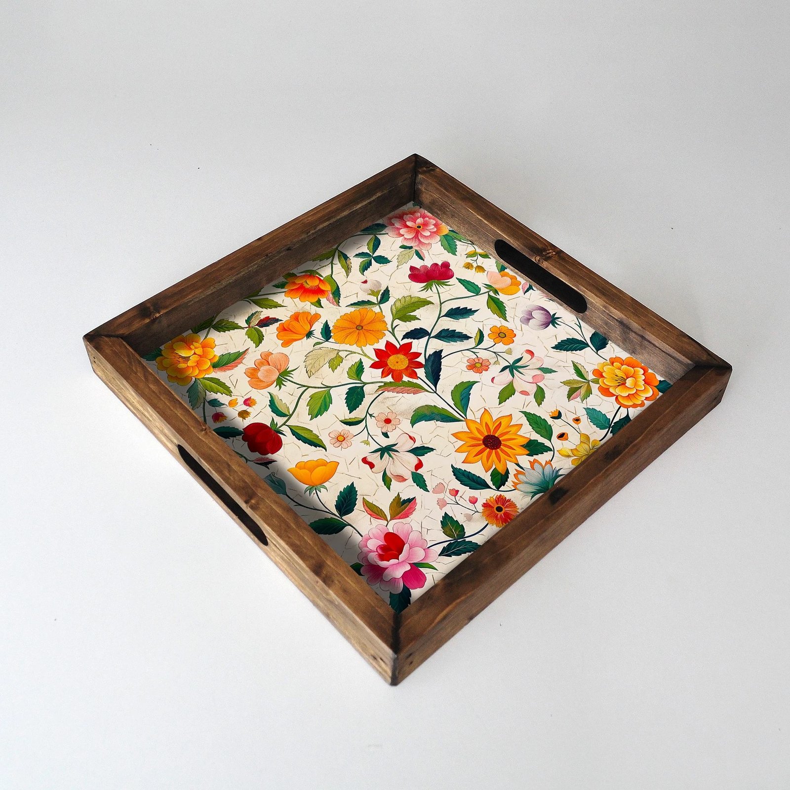 Tabaka druri, shumëngjyrëshe, Evila Originals, REF060, 35x35x4 cm Tabaka druri, shumëngjyrëshe, Evila Originals, REF060, 35x35x4 cm