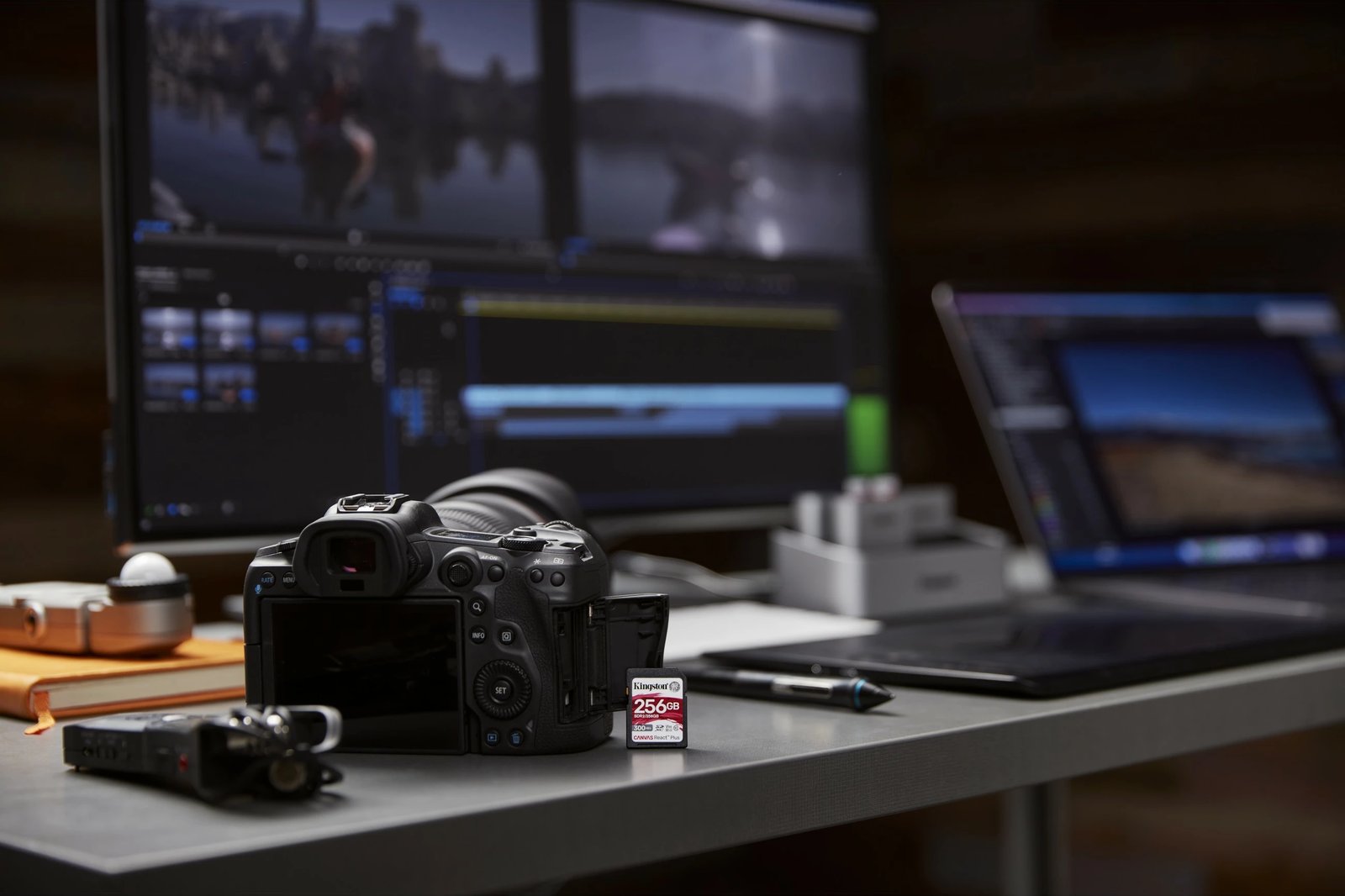 Kartelë SD Kingston Canvas React Plus 256GB, UHS-II, 300R/260W, e zezë