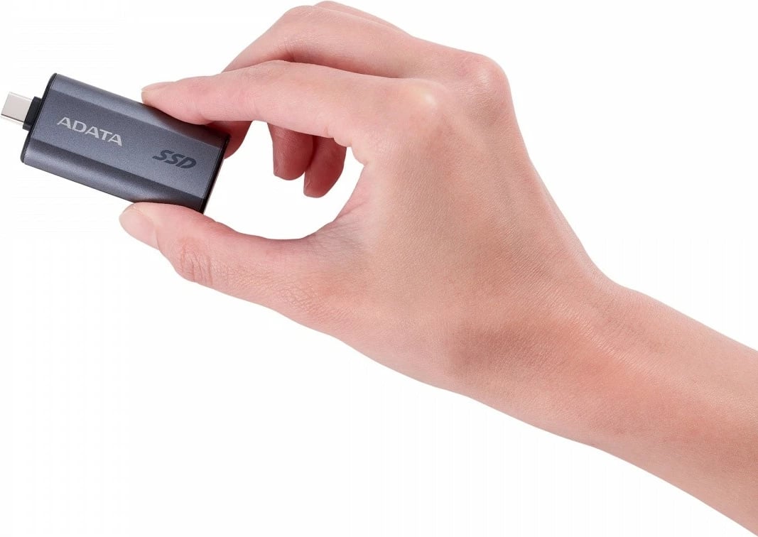 Kasë SSD e jashtme Adata SC750, 500 GB, USB 3.2 Type-C, Titanium Kasë SSD e jashtme Adata SC750, 500 GB, USB 3.2 Type-C, Titanium