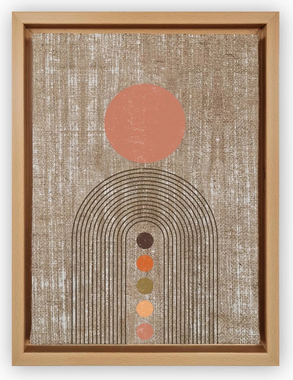 Pikturë dekorative në kanavacë Wallity, shumëngjyrëshe, LNJ31863586375 - 36x46 cm