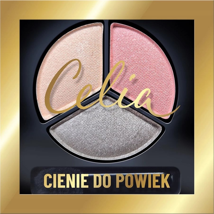 Paletë për sy Celia 253 për femra, 3 nuanca, 4g