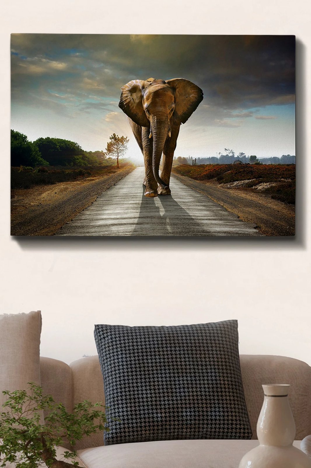 Pikturë dekorative në kanavacë, shumëngjyrëshe, 70x100cm