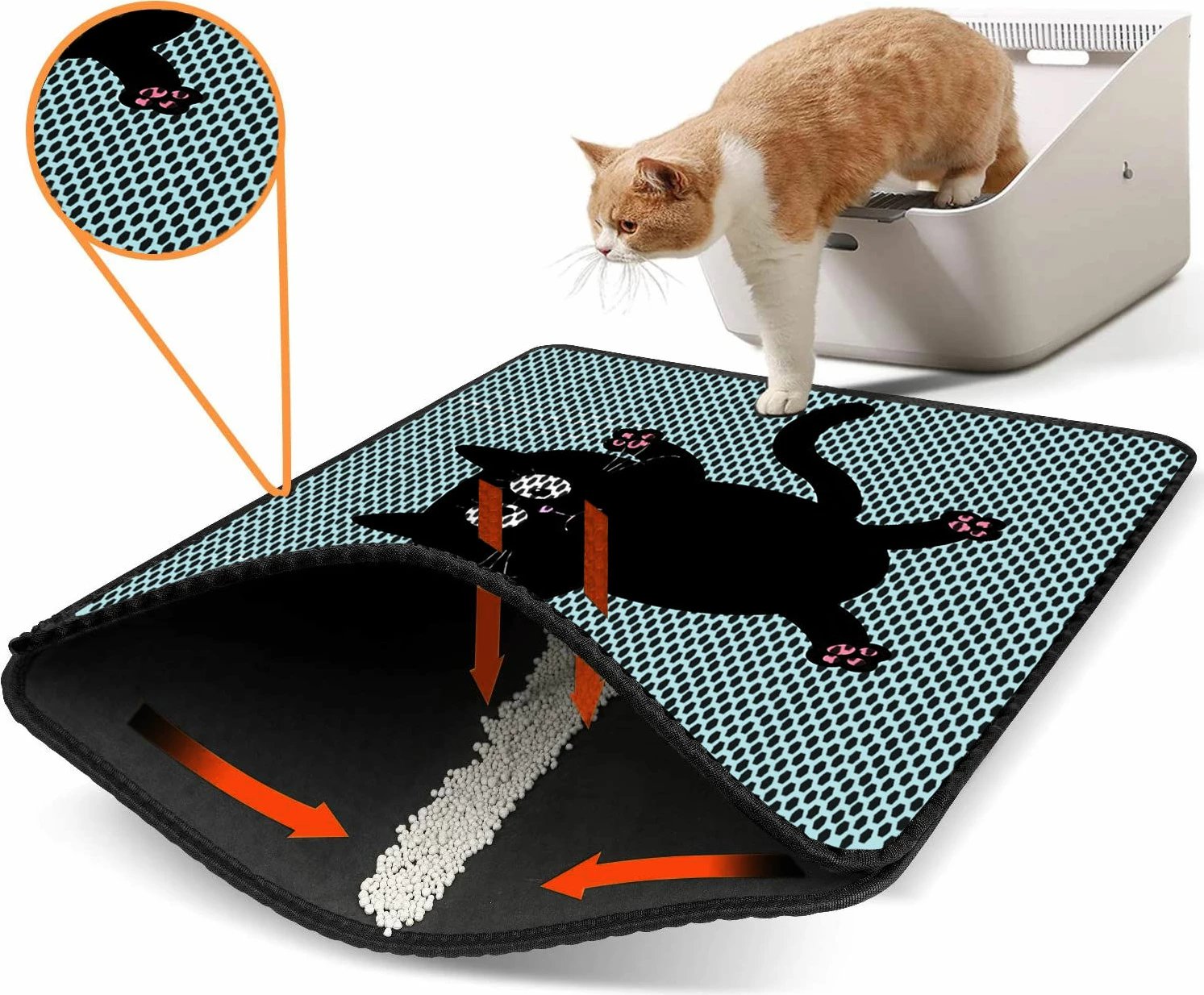 Tapet për rërë të maceve, Paws & Whiskers, Nrszn0158