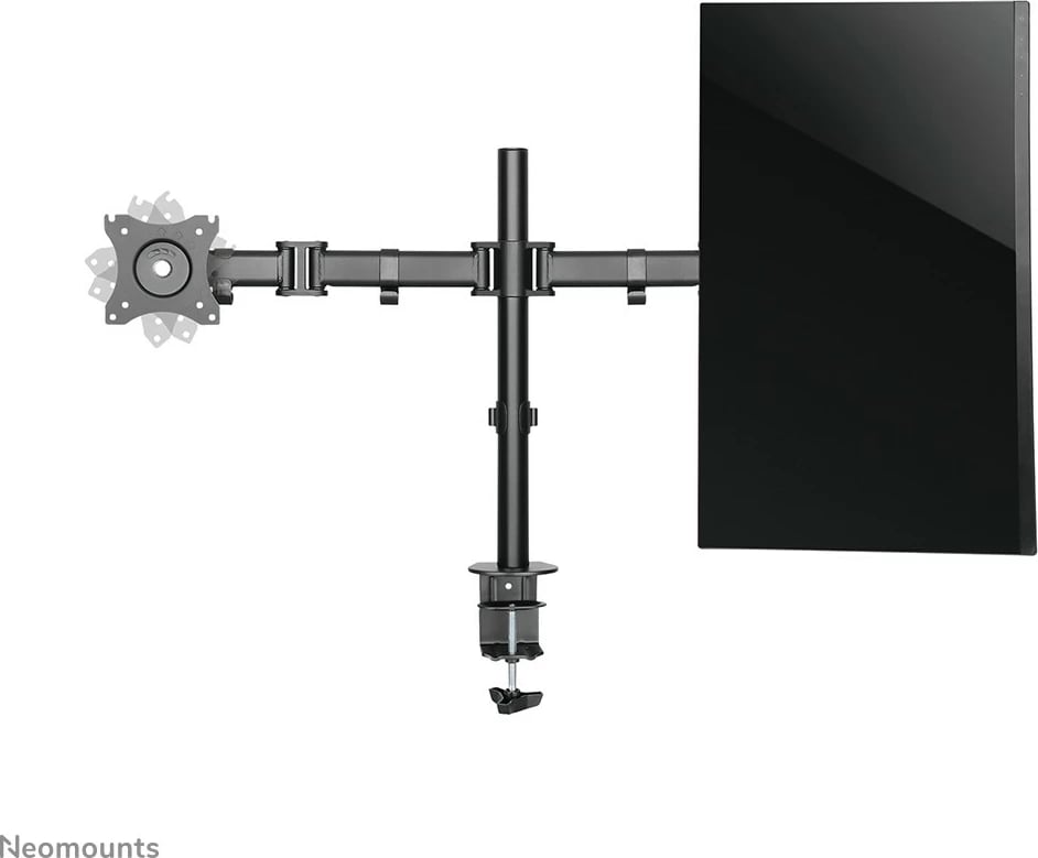 Krah monitori Newstar NM-D135DBLACK, për tavolinë, 27", i zi