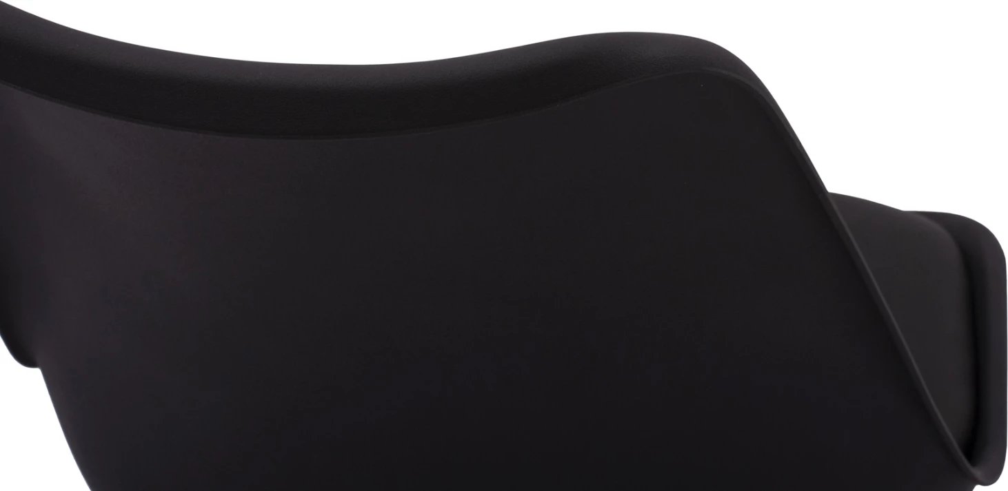 Karrige për bar Vegas FH8000.12, ngjyrë e zezë, 48x58x105 cm, set prej 4 copash