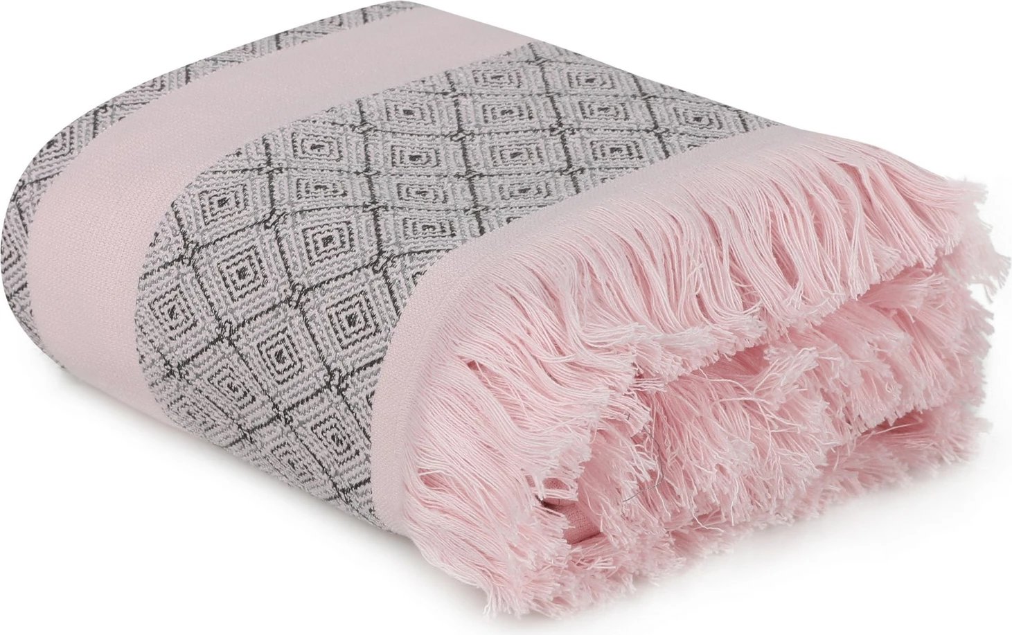 Peshqir banje Mijölnir, Twins, ngjyrë pluhur, 75x150cm