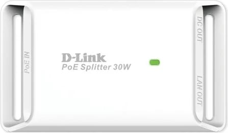 PoE Splitter D-Link DPE-301GS, 1 port, 30W, i bardhë