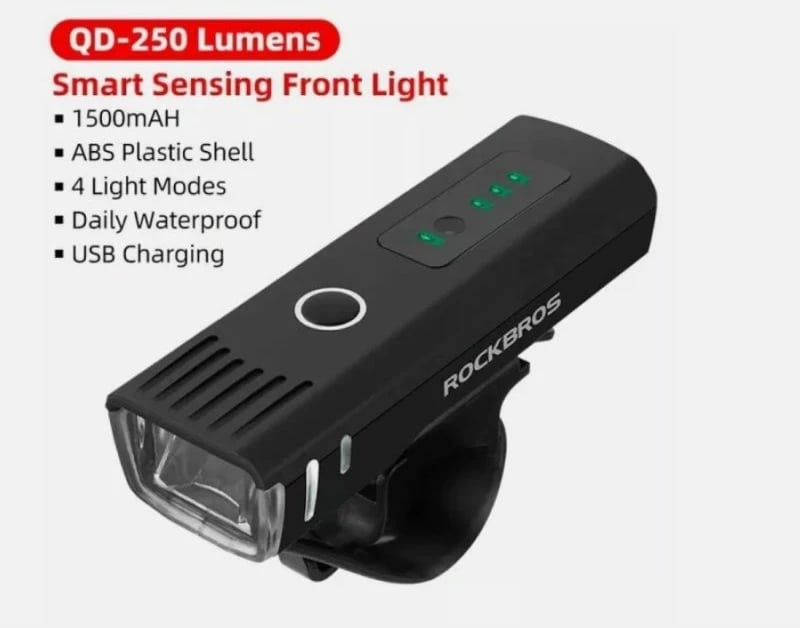 Dritë përpara biçiklete Rockbros