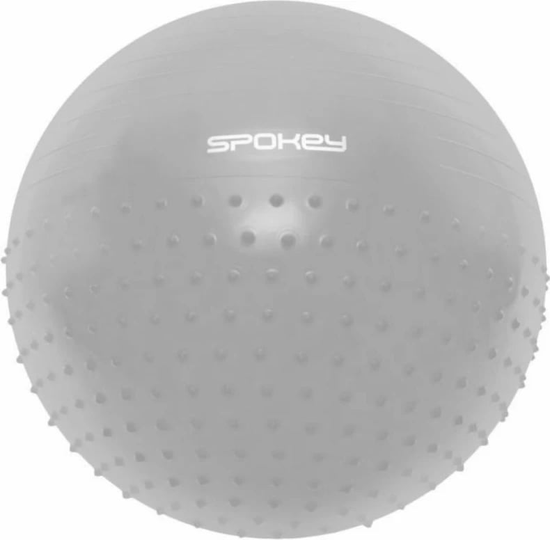 Top ushtrimi Spokey Half Fit 55 cm për meshkuj, ngjyrë gri