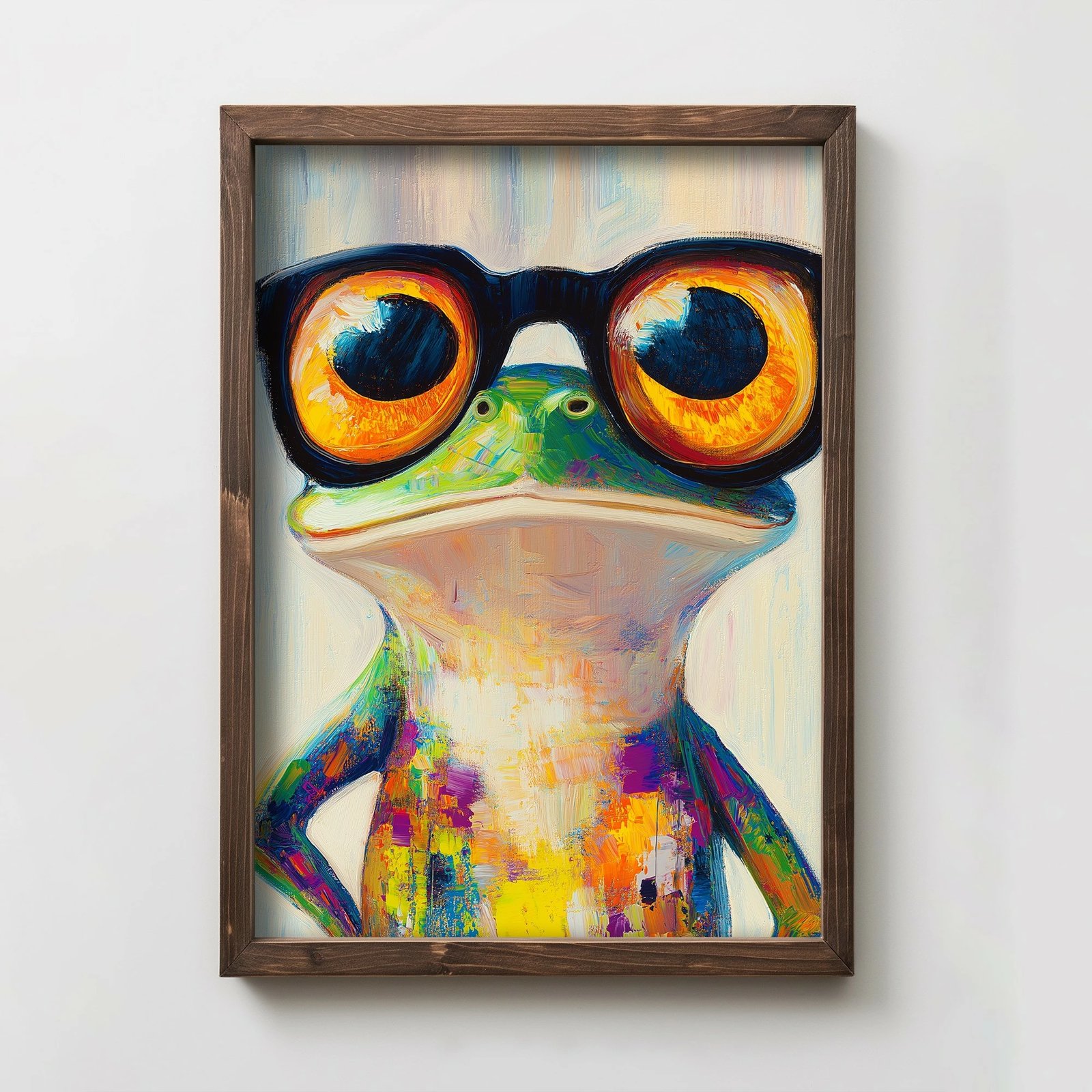 Pikturë dekorative me kornizë MDF, Wallity, TUN019-XL, shumëngjyrëshe, 50x70x3.5cm