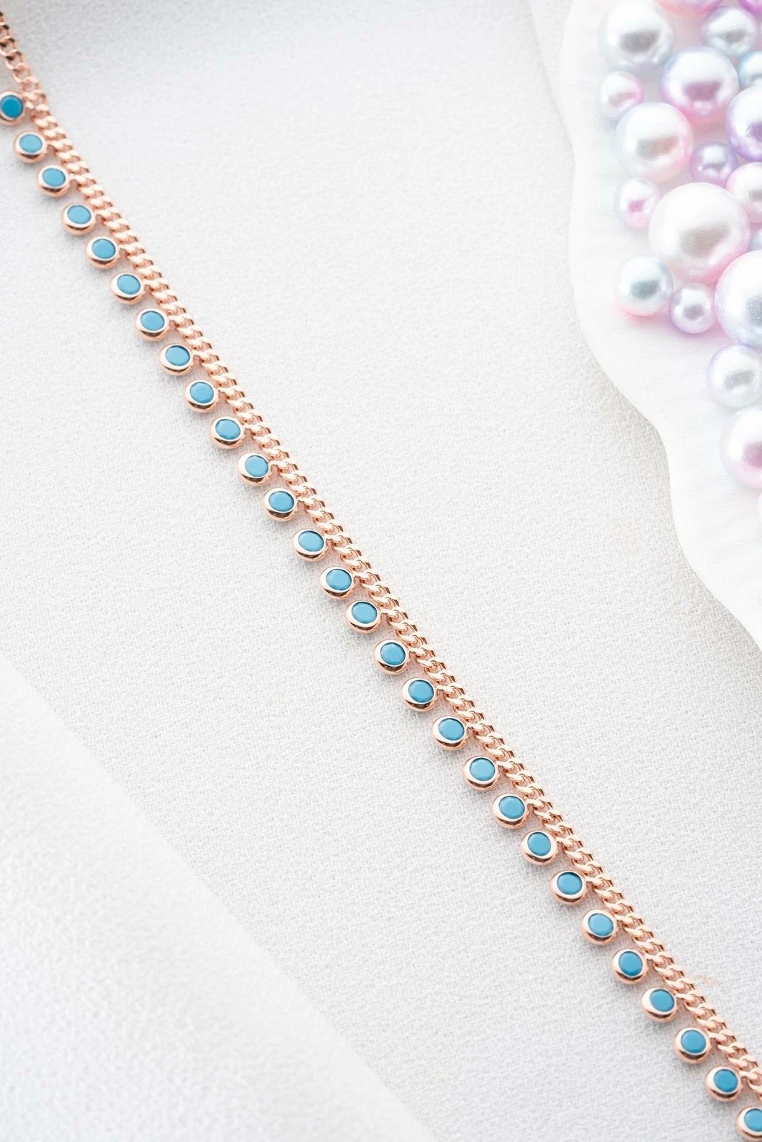 Byzylyk kyçeli argjendi, gur tyrkuaz, NRZ999700