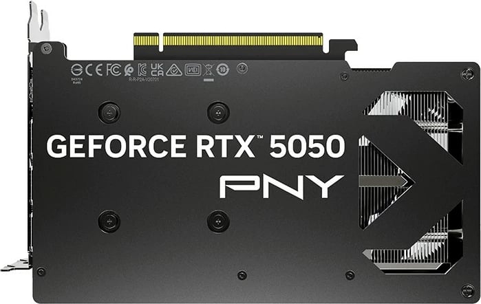 Kartelë grafike PNY RTX 5050, 8GB GDDR6, dual fan, e zezë