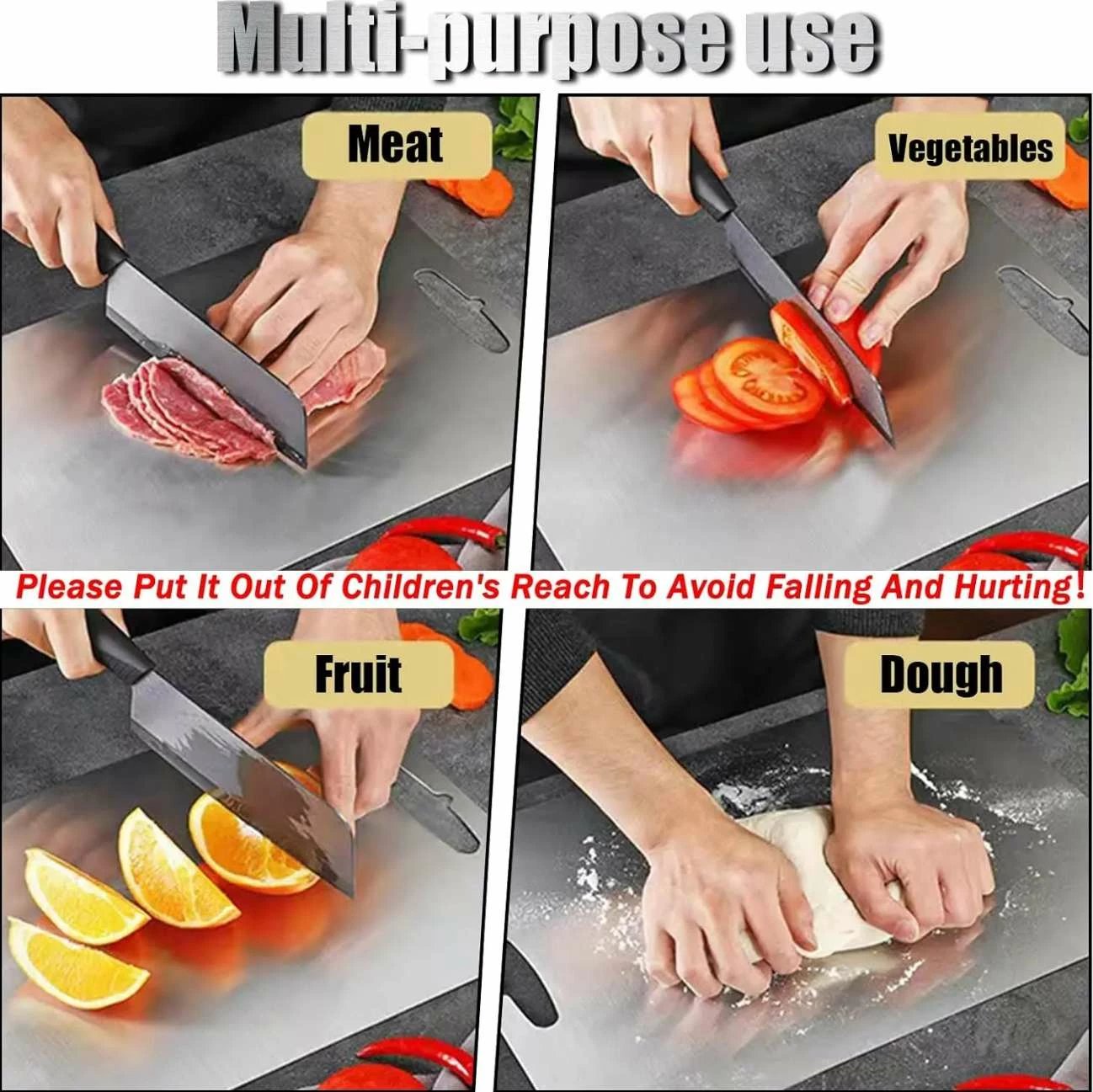 Set dërrasash për prerje, inox, 2 copë, Hermia, 2PASCELKB Set dërrasash për prerje, inox, 2 copë, Hermia, 2PASCELKB