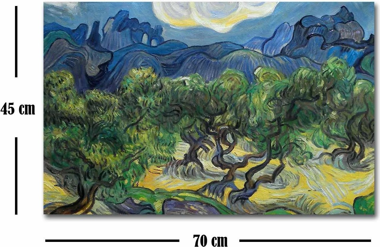 Pikturë dekorative në kanavacë Wallity, FAMOUSART-040, shumëngjyrëshe, 45x70cm