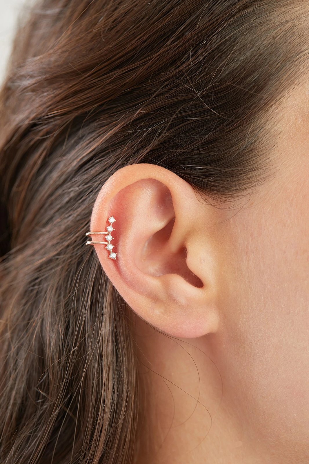 Vathë argjendi ngjyrë rozë gold Elika Silver, ELKAB92219R